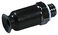 SMC 真空垫, ZPT系列, 4mm盘直径, 外螺纹连接, 导电 NBR制