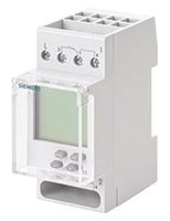 Siemens Digital DIN-Schienen-Zeitschaltuhr, Stunden, Minuten, Sekunden, 230 V Ac, 2-Kanal, 14 Speicherplätze