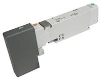 SMC VCQ2000 Pneumatik-Magnetventil 24V Dc, Magnet/Vorsteuerung/Feder-betätigt