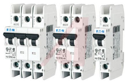 Eaton xEffect FAZ MCB Mini Circuit Breaker3P, 25A Curve D, 240 → 415V AC, 10 kA Breaking Capacity