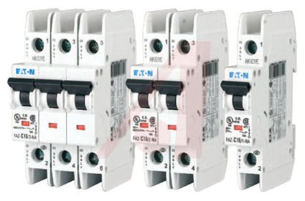 Eaton Moeller MCB Leitungsschutzschalter Typ D, 2-polig 5A 240 → 415V, Abschaltvermögen 10 KA XEffect