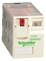 Schneider Electric Harmony Relay RXM Monostabiles Relais, Steckrelais 4-poliger Wechsler 3A 230V Ac Spule / 1.2W