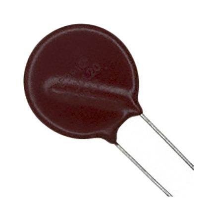 Littelfuse ZA Metalloxid-Varistor, 22nF, 19.8V, 10V, 2J, Metall / 20A, 2000A Max., Mm, Ø 10mm, 5mm, L. 36mm
