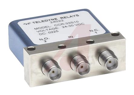 Teledyne 射频开关, SPDT, 最大频率18GHz, SMB 母连接, 20ms开关, 50Ω输出阻抗