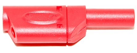 Mueller Electric 4 Mm Bananenstecker Rot, Kontakt Vernickelt, 1000V / 20A, Lötanschluss