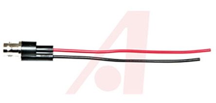 Mueller Electric Cable De Prueba BNC De Color Negro, Rojo, Hembra, 500V Ac, 200mm