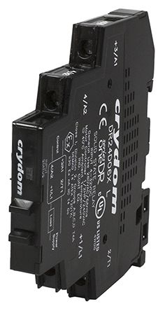Sensata / Crydom DR Halbleiter-Interfacerelais, 6 A Dc Max., DIN-Schienen 4 V Dc Min. 100 V Ac Max. / 32 V Dc Max.
