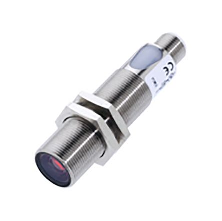 BALLUFF BOS 18M Zylindrisch Optischer Sensor, Diffus, Bereich 400 Mm, PNP Ausgang, M12-Steckverbinder