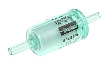 Parker Nylon Einweg-Inline-Filter Filter Gas, Flüssigkeit 1/4Zoll, Mit 1/4 Anschluss 125 Psig