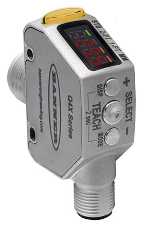 Q4xtblaf300 Q8 Banner Q4x Distance Sensor Diffuse 25 300 Mm