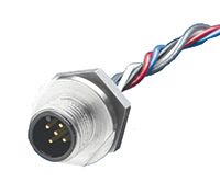 Brad From Molex Straight Female 8 Way M12 To Unterminated Sensor Actuator Cable, 300mm