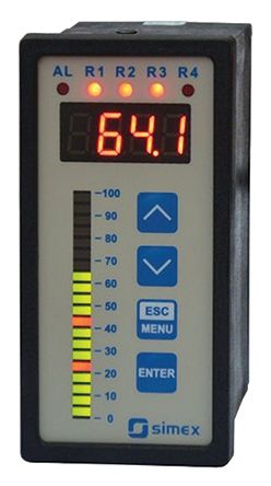 Simex LED Digital Panel Multi-Function Meter For Current, Voltage, 90.5mm X 43mm