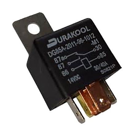 Durakool Plug In Power Relay, 12V Dc Coil, SPDT