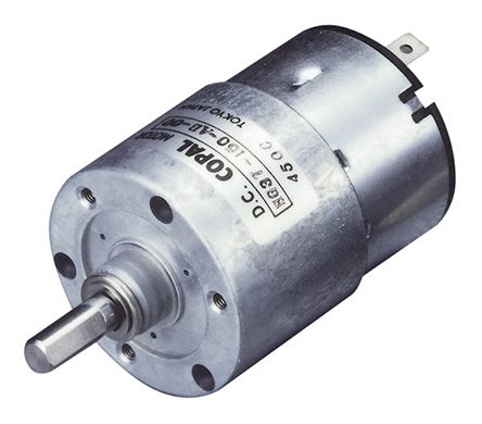 Nidec Components HG37 Getriebemotor Bis 39 Ncm 120:1, 24 V Dc, Wellen-Ø 6mm, 39 (Dia.)mm
