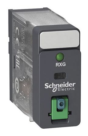 Schneider Electric Relè Di Potenza Serie Harmony Relay RXG, DPST-C/O, Bobina 48V Ca, A Innesto
