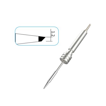 RS PRO 1.2mm Bevel Soldering Iron Tip for use with 271-3542 & 271-3543 Digital Soldering Stations