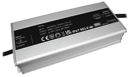 RS PRO LED Driver, 48V Output, 350W Output, 7.29A Output, Constant Voltage
