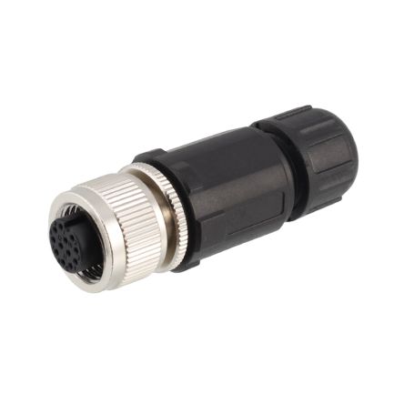 RS PRO Industrial Circular Connectors, 12 Contacts, Cable, M12 Connector, Plug, Female, IP67