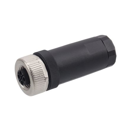 RS PRO Industrial Circular Connectors, 4 Contacts, Cable, M12 Connector, Plug, Female, IP67