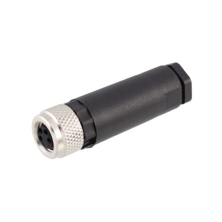 RS PRO Industrial Circular Connectors, 4 Contacts, Cable, M8 Connector, Plug, Female, IP67