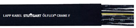 Lapp ÖLFLEX CRANE F Flach Kabel, 12-adrig X 1,5 Mm² Schwarz, 50m, 16 AWG Ungeschirmt