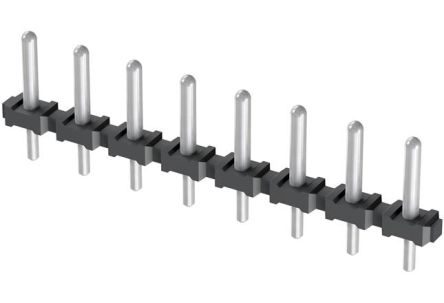 HARTING Har-flexicon Series Horizontal Through Hole Connector Strip, 8 Contact(s), 5mm Pitch, 1 Row(s), Unshrouded