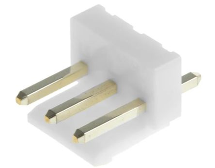 RS PRO Straight Through Hole PCB Header, 3 Contact(s), 3.96mm Pitch, 1 Row(s), Shrouded