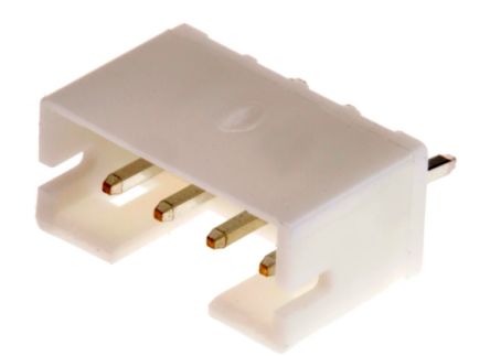 RS PRO Straight Through Hole PCB Header, 4 Contact(s), 2mm Pitch, 1 Row(s), Shrouded