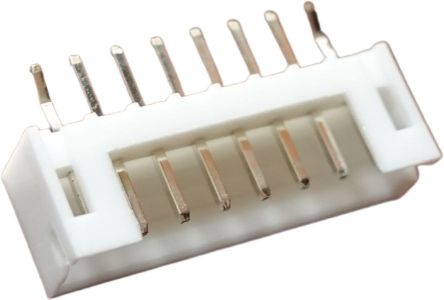 RS PRO Straight Through Hole PCB Header, 8 Contact(s), 2mm Pitch, 1 Row(s), Shrouded