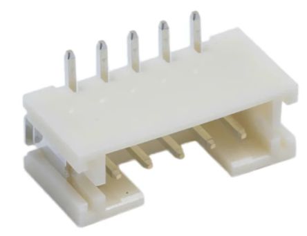 RS PRO Straight Surface Mount PCB Header, 5 Contact(s), 2mm Pitch, 1 Row(s), Shrouded