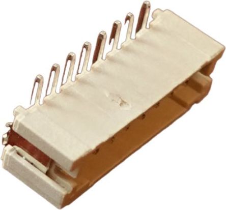 RS PRO Straight Surface Mount PCB Header, 8 Contact(s), 2mm Pitch, 1 Row(s), Shrouded