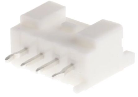 RS PRO Straight Through Hole PCB Header, 4 Contact(s), 2mm Pitch, 1 Row(s), Shrouded