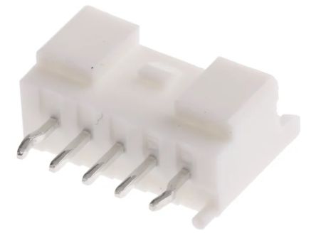 RS PRO Straight Through Hole PCB Header, 5 Contact(s), 2mm Pitch, 1 Row(s), Shrouded