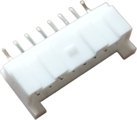 RS PRO Straight Through Hole PCB Header, 8 Contact(s), 2mm Pitch, 1 Row(s), Shrouded
