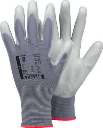 Tegera Gants 855 Taille 8, Environnement Sec, 12 Paires, Gris