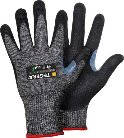 Tegera Gants INFINITY 8814 Taille 11, Environnement Sec, 6 Paires, Noir