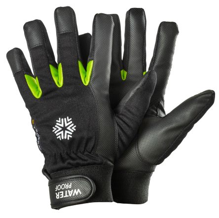 Tegera Gants 517 Taille 9, Environnement Sec, 6 Paires, Noir, Vert