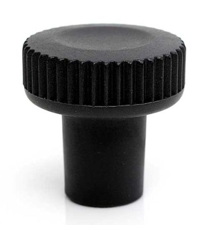 RS PRO Black Thermoplastic Thumbscrew Clamping Knob, M8, Threaded Mount