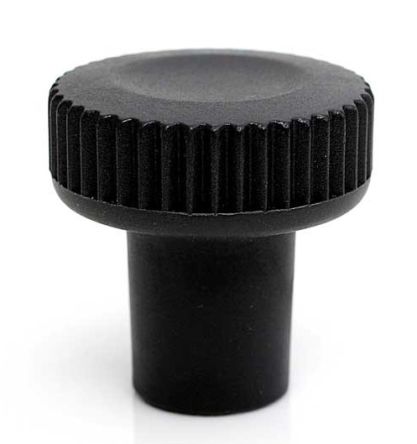 RS PRO Black Thermoplastic Thumbscrew Clamping Knob, M6, Threaded Mount
