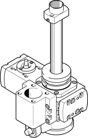 Festo Rotary Union EHMB-20-100, à Utiliser Avec Servo Motors