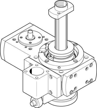 Festo Rotary Union EHMB-32-200, à Utiliser Avec Servo Motors