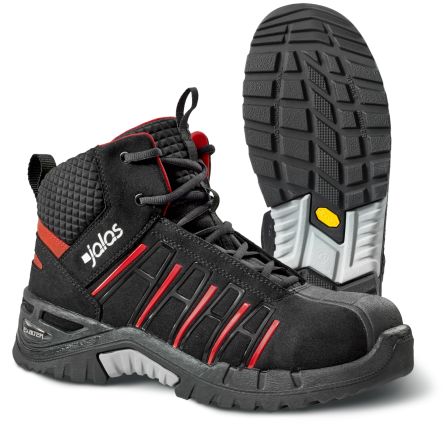 Jalas Chaussures De Sécurité 9975, T47 Unisexe, Noir, Rouge