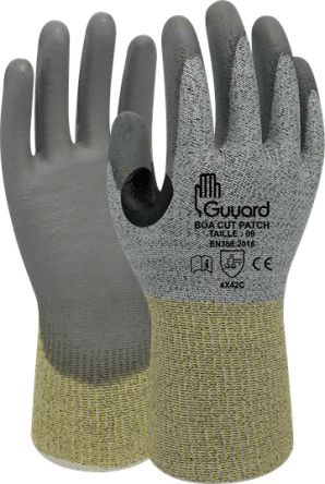 GUYARD BOA CUT PATCH Grey Lycra, Polyethylene, Polyester Abrasion Resistant, Cut Resistant, Puncture Resistant, Tear