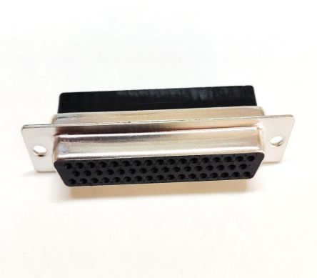 RS PRO 50 Way Panel Mount D-sub Connector Socket, with Panel