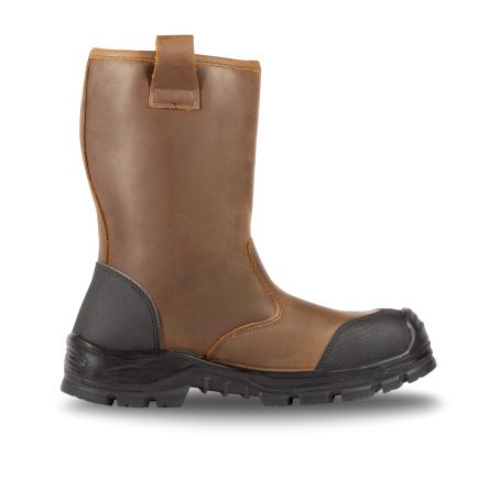 Jallatte Black/Brown Polymer Toe Capped Unisex Safety Boot, UK 5.5, EU 39