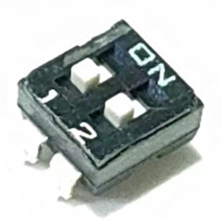 RS PRO 2 Way Surface Mount DIP & SIP Switch SPST