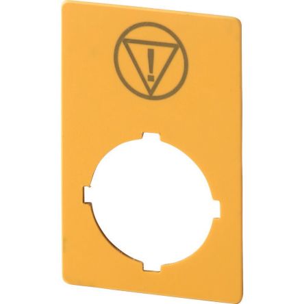 Eaton Label for Use with M22 Pushbuttons, Emergency Stop, Emergency Stop