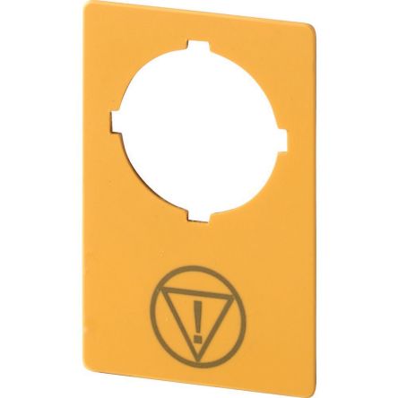 Eaton Label for Use with M22 Pushbuttons, Emergency Stop, Emergency Stop