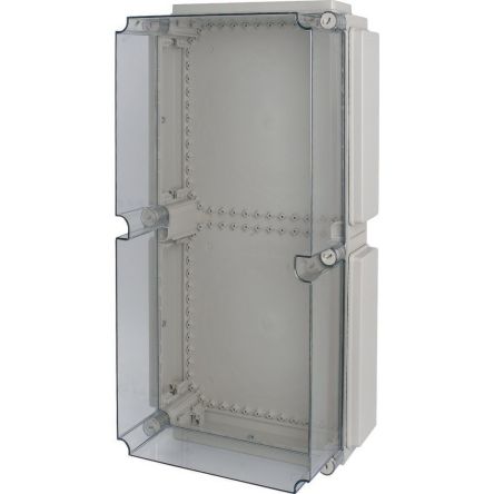 Eaton xEnergy Safety Series Grey Plastic General Purpose Enclosure, IP65, IK10, Transparent Lid, 796 x 421 x 275mm