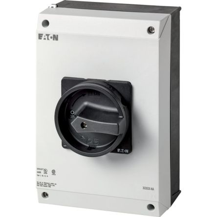 Eaton 3 Pole Surface Mount Isolator Switch - 63A Maximum Current, IP65